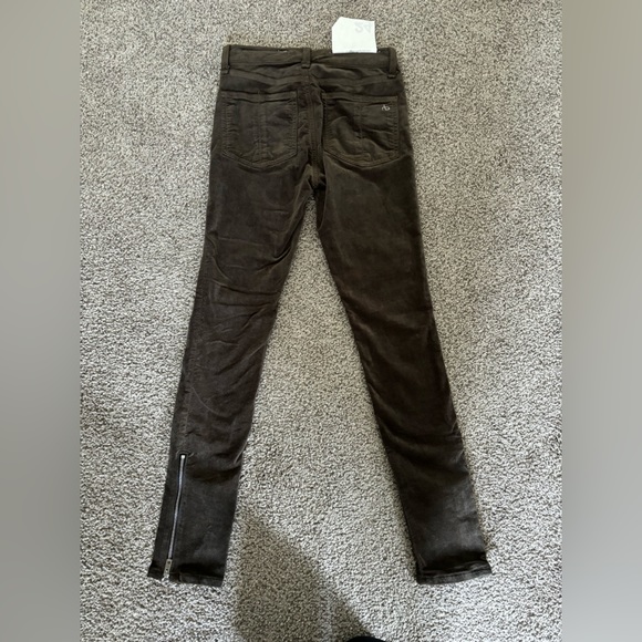 🆕 RAG & BONE 10 Inch Capri in Velvet Olive - Picture 9 of 14